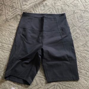 Grey bike shorts